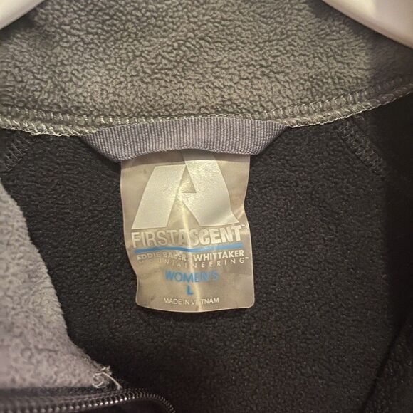 Eddie Bauer First Ascent Soft Shell Womens Jacket Black Company Logo Size Large - Picture 4 of 10